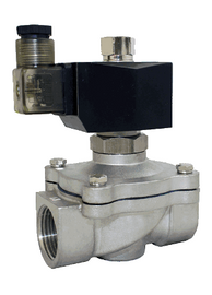 STC 2SO160- 3/8" Stainless Steel, Solenoid Valve 2-Way, Normally Open, Direct Lift Diaphragm