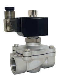 STC 2SO500- 2" Stainless Steel, Solenoid Valve 2-Way, Normally Open, Direct Lift Diaphragm