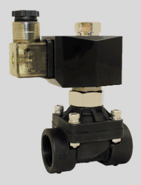 STC 2PO200- 3/4" NPT Solenoid Valve, Nylon Plastic Body, 2-Way, Normally Open, Direct Lift Diaphragm