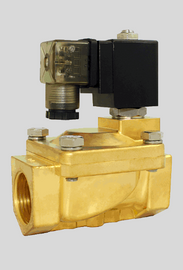 STC 2R250- 1" NPT Solenoid Valve, Brass Body, 2-Way, Normally Closed, Pilot-Operated Diaphragm