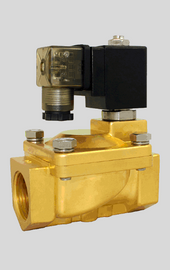 STC 2RO250- 1" Brass, Solenoid Valve 2-Way, Normally Open, Pilot-Operated Diaphragm