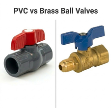 Choosing PVC vs Brass Ball Valves