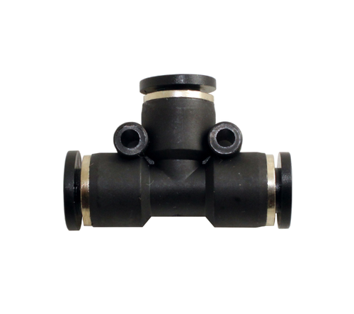 STC TU 3/8" K Tee Union- Push-In Air Fitting, 0-180 psi