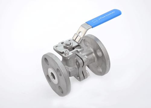 JFlow DM2533 - 2 Piece, Stainless Steel, 150# Flanged, Manual Ball Valve
