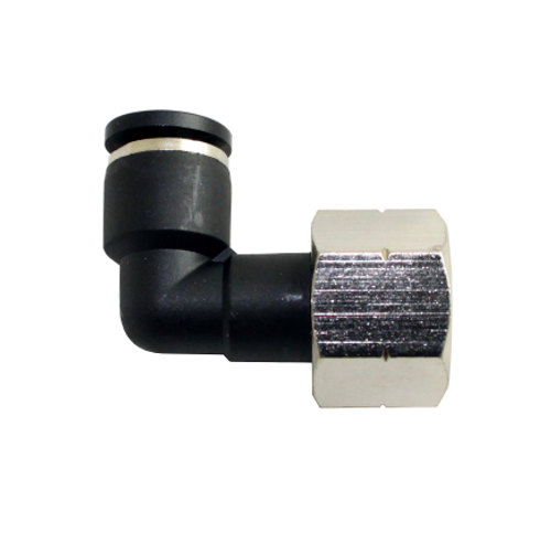 STC FE 10mm R3/8 K Female Elbow- Push-In Air Fitting, R3/8,0-180 psi STC FE 10mm R3/8 K Female Elbow- Push-In Air Fitting, R3/8,0-180 psi