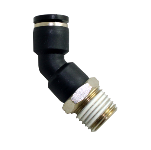 STC MA 3/8 N3/8 Male Angle, Push-In Air Fittings, 3/8" NPT