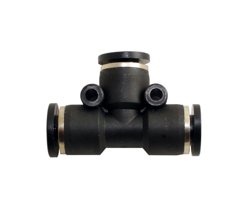 STC TU 3/8-1/4" K Tee Union Reducer, Push-In Air Fittings, 0-180 psi