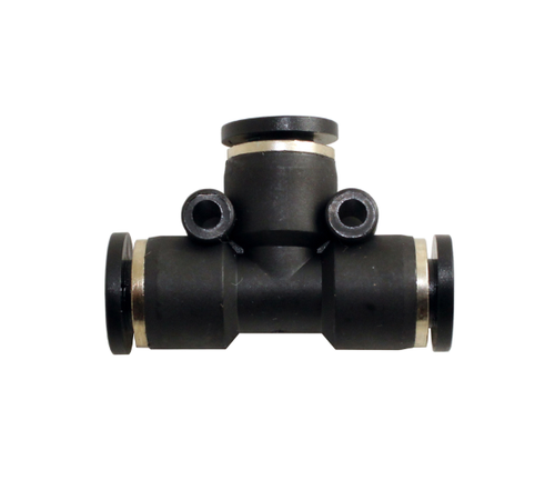 STC TU 6-4mm K Tee Union Reducer, Push-In Air Fitting, 0-180 psi
