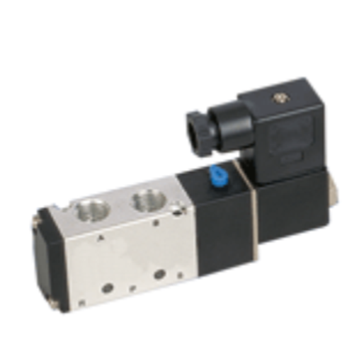 STC 4V310-3/8 Solenoid Valve- Spring Return (single solenoid), 4-Way, 5-Port, 2-Position