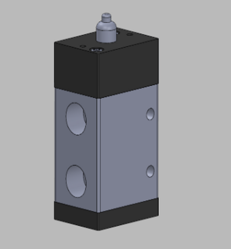 STC MSV-98322 Manual Air Valve- 1/4" NPT, 3 Way, 3 Port, 2 Position Valves - Pin Plunger Valves