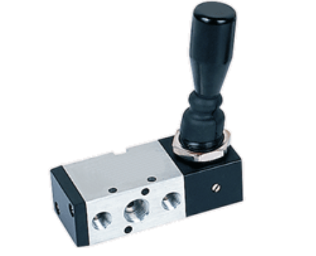 STC TSV86522S	 Manual Air Valve- 1/4" NPT, 3 Way, 3 Port, 2 Position Valves - Non Detented Lever