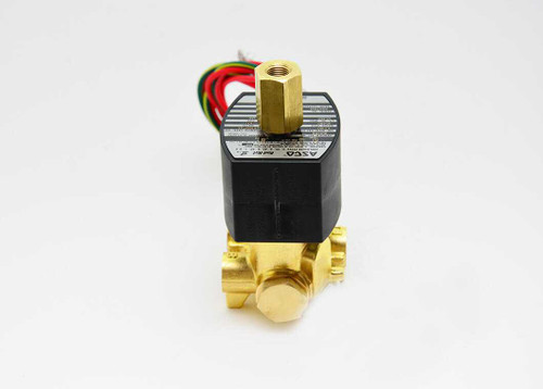 ASCO 8345G001 - 1/4" NPT, Brass, 4 way, NBR Seal, Solenoid Valve