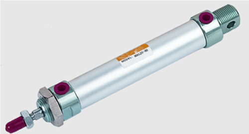 STC MAL 20 x 400- Double Acting Aluminum Round Cylinder- 20mm Bore X 400mm Stroke