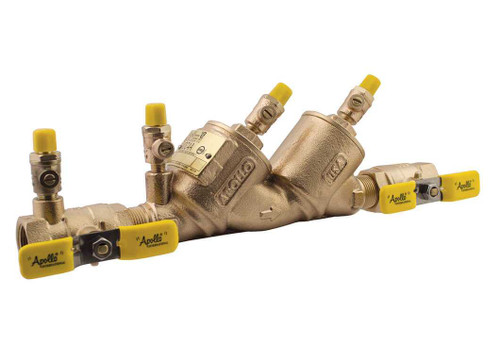 Apollo 4ALF-108-A2F - 2", Bronze, Backflow Preventer, Double Check Valve Assembly with Ball Valves, Lead Free