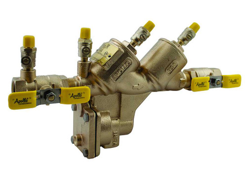 Apollo 4ALF-204-A2F - 3/4", Bronze, Backflow Preventer, Reduced Pressure Zone (RPZ) Assembly w/ Ball Valves, Lead Free