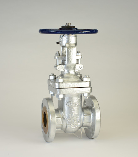 Chicago Valve Series 214, 2-1/2" Cast Steel Gate Valve, 300# Flanged, API 600 OS&Y