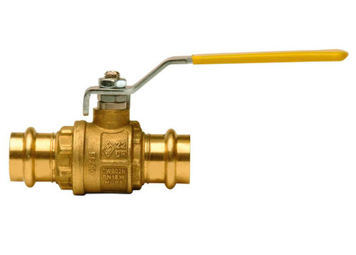 1-1/4" Bonomi 1970 - Brass, Full-Port, EURO-PRESS, Ball Valve