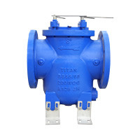 Titan FCI BS 65-CI Series- 10" Basket Strainer, 125# Flanged, Bolted Cover, Cast Iron