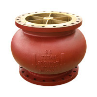 Titan FCI CV 50-DI-B Series- 12" Silent Check Valve, 150# Flanged, Globe Type, Center Guided, Ductile Iron Body
