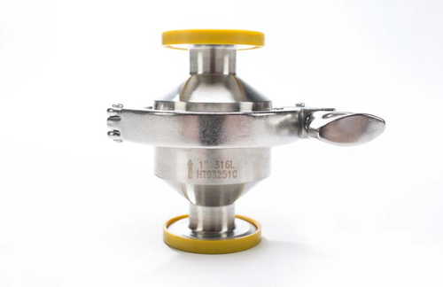 2" Sanitary Solutions SS45CV-2-316L, Clamp Check Valve- Spring Loaded, 316L Body