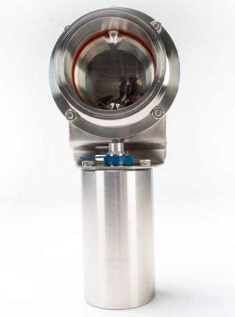 Sanitary Solutions SSABFV, Air Actuated Clamp Butterfly Valve, Stainless Steel Body with Silicone or EPDM Seat