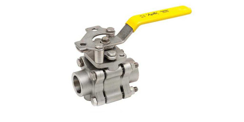 1/2" Apollo 86A-203-01 - Stainless Steel, Full Port, Socket Weld, Ball Valve