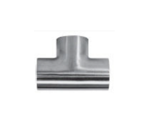 6" Sanitary Solutions SS7W7-6-304, Buttweld LONG Tee, Polish ID/OD, 304 Stainless Steel