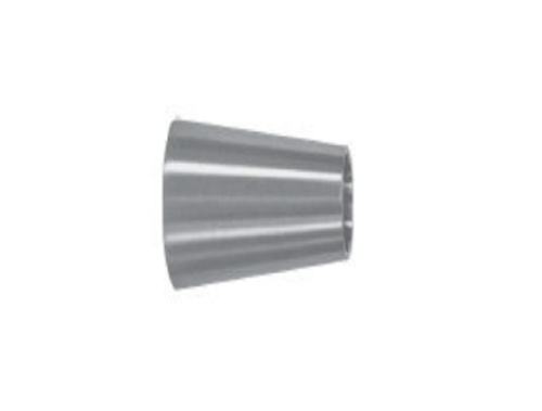 1" x 3/4" Sanitary Solutions SS31W7- 1 x 0.75- 316L, Buttweld Concentric Reducer, Polish ID/OD, 316L Stainless Steel