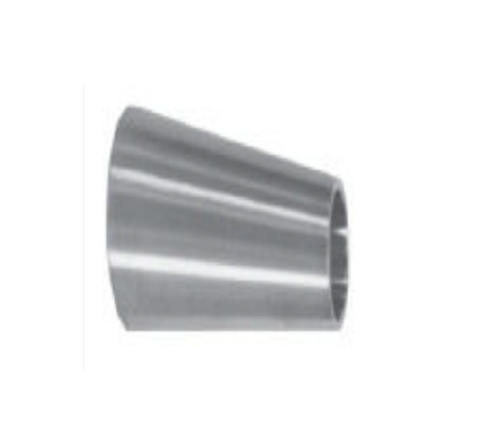 4" x 1" Sanitary Solutions SS32W7- 4 x 1-304, Buttweld Eccentric Reducer, Polish ID/OD, 304 Stainless Steel