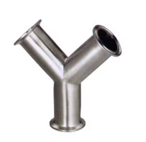 2-1/2" Sanitary Solutions SS28YMP-2.5-316L, Clamp True "Y", Polish ID/OD, 316 Stainless Steel