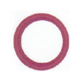 3" Sanitary Solutions SS40MP-U-3, Black BUNA-N Clamp Gasket - Type 1