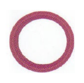 3" Sanitary Solutions SS40MP-UW-3, White BUNA-N Clamp Gasket - Type 1