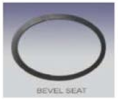 3" Sanitary Solutions SS40BS-Y-3, Black Viton Bevel Seat Gasket