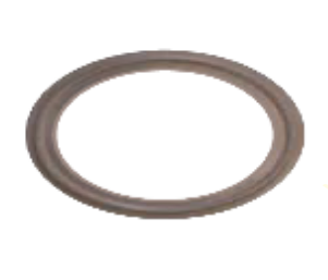 4" Sanitary Solutions SS40MVFG-4, Flanged Schedule 5 Teflon Clamp Gasket