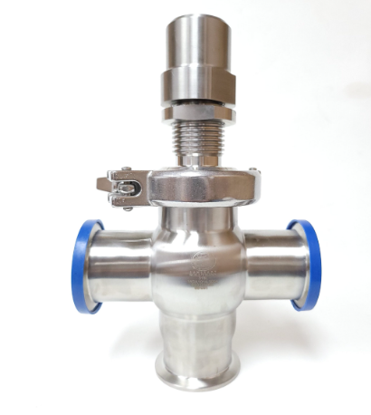 1-1/2" Sanitary Solutions SSPRVL-1.5-316L, Clamp "L" Pressure Relief Valve, 316L Stainless Steel