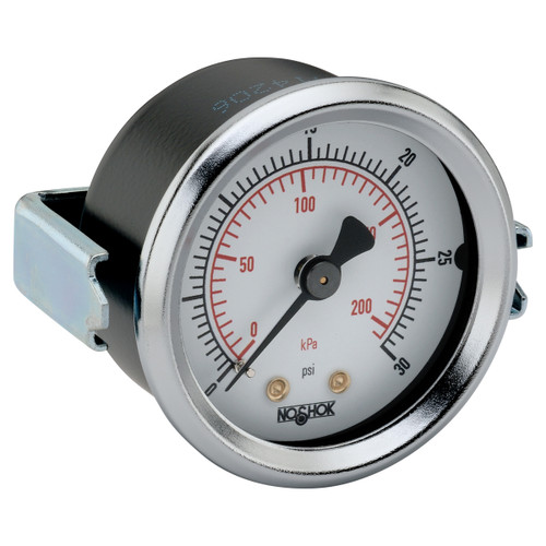 2" NOSHOK 20-120-30-vac/kPa Vacuum Gauge -1/4" NPT Back Connection, Steel Panel Mount Case 2" NOSHOK 20-120-30-vac/kPa Vacuum Gauge -1/4" NPT Back Connection, Steel Panel Mount Case
