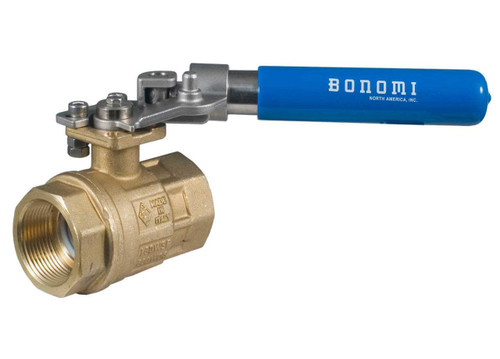 Bonomi 250NLF SRL - Two Way, Lead Free Brass, Ball Valve, with Deadman Handle