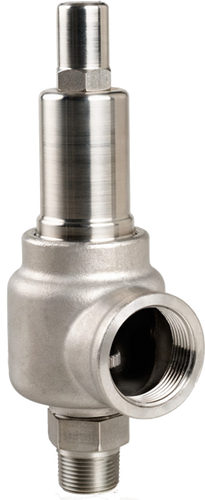 Aquatrol ID x OD Series 743 ASME UV Section XIII/VIII Safety Valve With Orifice - Stainless Body, Bonnet & Internals - Metal Seat - Closed Cap For Air/Gas Service Set 25 to 300 psi
