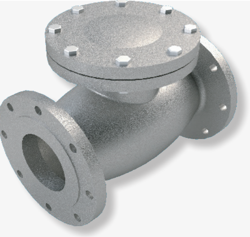 4" SVF Flow Control 422CSF-8 Swing Check Valve, Cast Steel Body, Trim 8, 150# Flanged