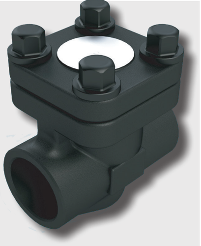 SVF Flow Control 520F-8 Series Swing Check Valve, Forged Carbon Steel Body, Trim 8, Socket Weld Ends