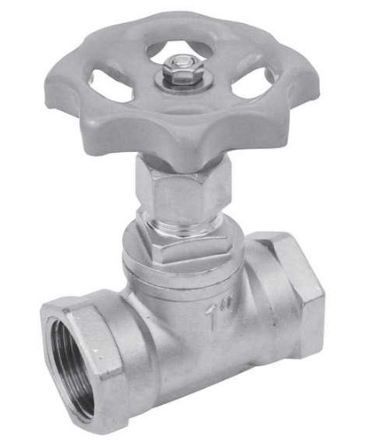 2" AVCO 2226 Globe Valve, Full Port, 316 Stainless Steel Body, NPT, Screwed Bonnet - Non-Rising Stem