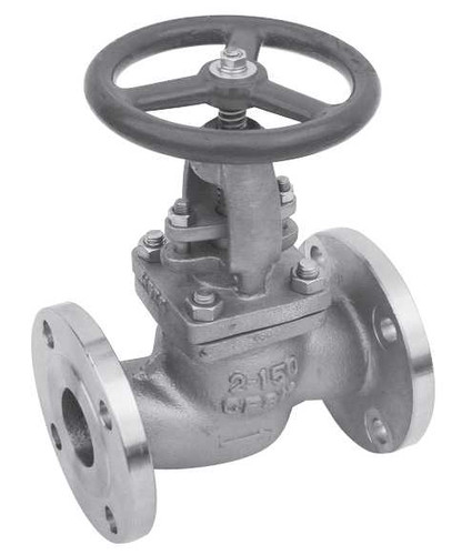 AVCO 2116 Series Globe Valve, Full Port, 316 Stainless Steel Body, 150# Flange, Bolted Bonnet