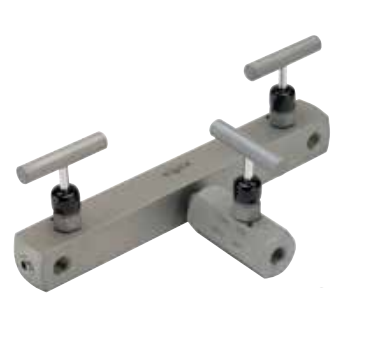 NOSHOK 3180-FFS - Soft Seat, 1/4" NPT Female x 1/4" NPT Female, 3-Valve Chart Recorder Manifold, Soft Seat