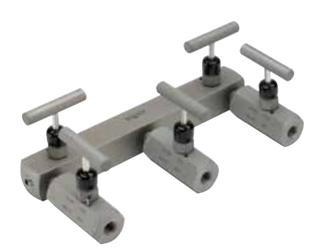 NOSHOK 5180-FFC - Soft Seat, 1/4" NPT Female x 1/4" NPT Female, 5-Valve Chart Recorder Manifold, Soft Seat