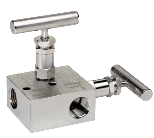 NOSHOK 2604-FFC - Hard Seat, 1/2" NPT Female x 1/2" NPT Female,2 Manifold Valve