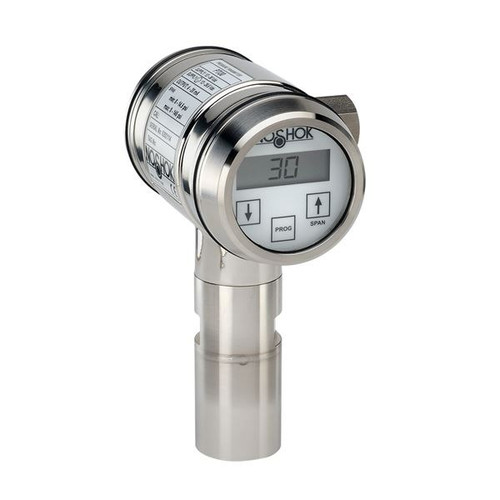 NOSHOK PTI30 Series High Accuracy Intelligent Industrial Pressure Transmitter PTI30-17PSIG-1-1-69-28, Min. span 4 psi, max. span 17.4 psi, 1/2 National Pipe Thread Female,  1/2 National Pipe Thread (NPT) Female,