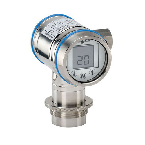 NOSHOK PTI20 Series Intelligent Industrial Pressure Transmitter PTI20-5PSIG-1-43-80-25-TC, Min. span 1.45 psi, Max. Span 5.8 psi, 1-1/2" in Flush PMC, M12 x 1 4 Pin, Transparent Cover