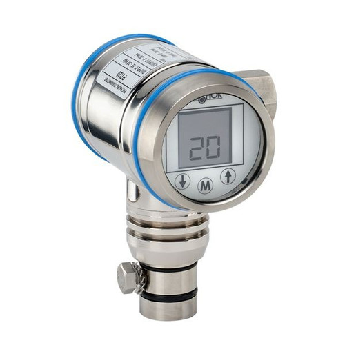 NOSHOK PTI20 Series Intelligent Industrial Pressure Transmitter PTI20-1150PSIG-1-43-79-25, Min. Span 290 psi, Max. Span 1,160 psi, 1" Flush PMC, M12 x 1 4 Pin
