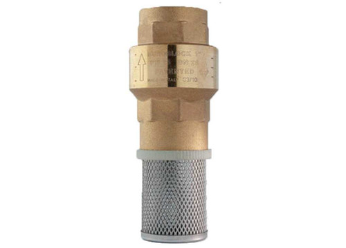 Bonomi 100112 LF Series - Foot Valve, Lead-Free, Brass, FNPT Threaded