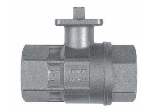 Bonomi 700076 Series - Ball Valve, 2-Piece, Stainless Steel, Full Port, FNPT Threaded, Manually Operated